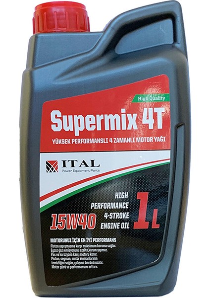 Ital Motor Yaği Supermix 4 Zamanli 1 Lt