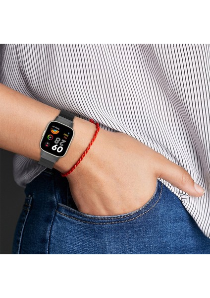 Xiaomi Redmi Watch 3 Metal Mıknatıslı Kordon - Rose fırsatları