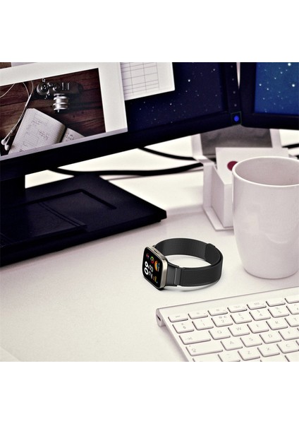 Xiaomi Redmi Watch 3 Metal Mıknatıslı Kordon - Gümüş modelleri