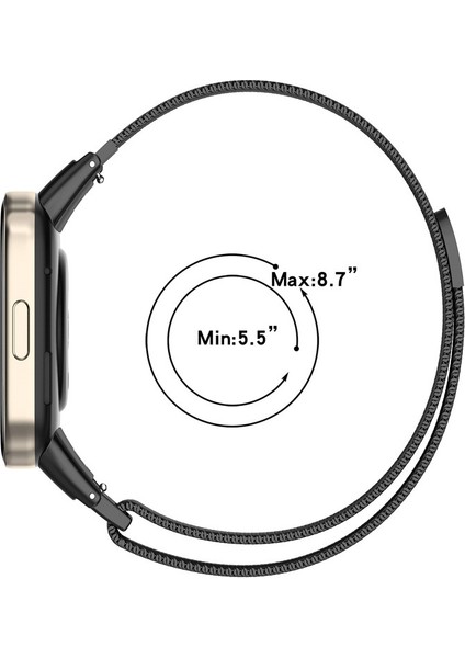 Xiaomi Redmi Watch 3 Metal Mıknatıslı Kordon - Gri indirimleri