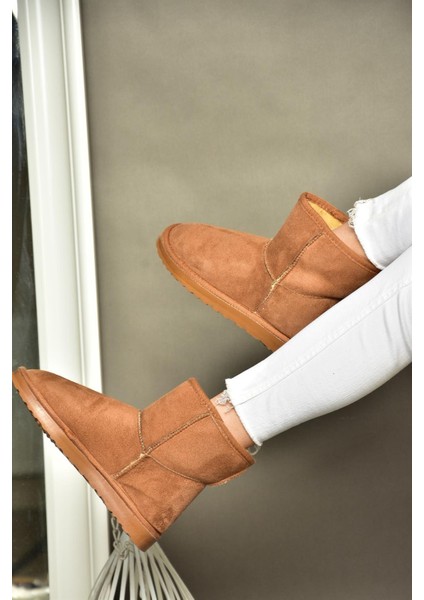 R612026502 Taba Süet Içi Tüylü Kadın Bot indirimleri