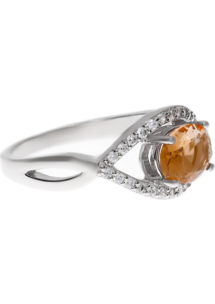 Kadın Sultanit Taşlı Göz Model Gümüş Yüzük fiyatları