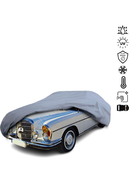 Mercedes Benz W109 Araba Brandası Miflonlu Su Geçirmez 4 Mevsim Araba Brandası