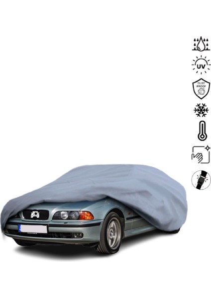 Bmw 5 Serisi E39 Sedan (1995-2004) Araba Brandası Miflonlu Su Geçirmez 4 Mevsim Araba Brandası
