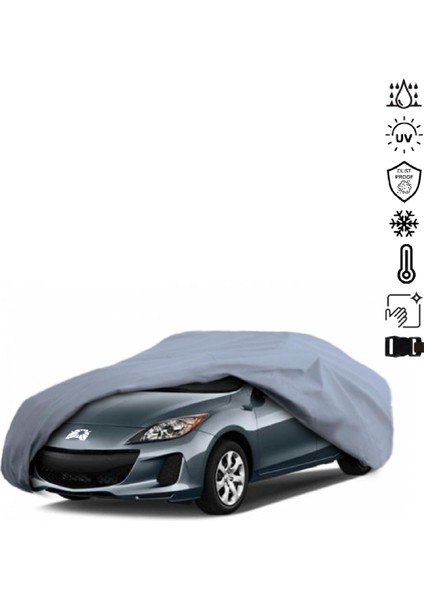 Mazda 3 2 Hatchback (2009-2013) Araba Brandası Miflonlu Su Geçirmez 4 Mevsim Araba Brandası