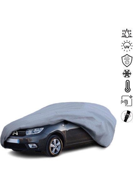 Dacia Logan 2 Sw (2013-2020) Araba Brandası Miflonlu Su Geçirmez 4 Mevsim Araba Brandası