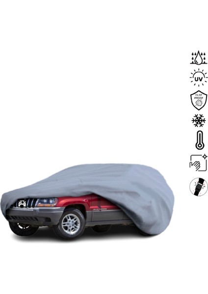 Jeep Grand Cherokee 1 (Zj) 1991-1999 Araba Brandası Miflonlu Su Geçirmez 4 Mevsim Araba Brandası