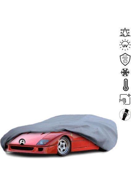 Ferrari F40 Araba Brandası Miflonlu Su Geçirmez 4 Mevsim Araba Brandası