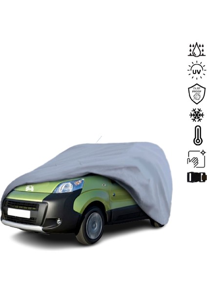 Peugeot Bipper Tepee (2008-2015) Araba Brandası Miflonlu Su Geçirmez 4 Mevsim Araba Brandası