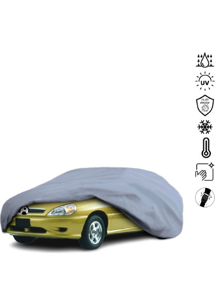 Kia Rio 1 Sedan Dc (1999-2005) Araba Brandası Miflonlu Su Geçirmez 4 Mevsim Araba Brandası