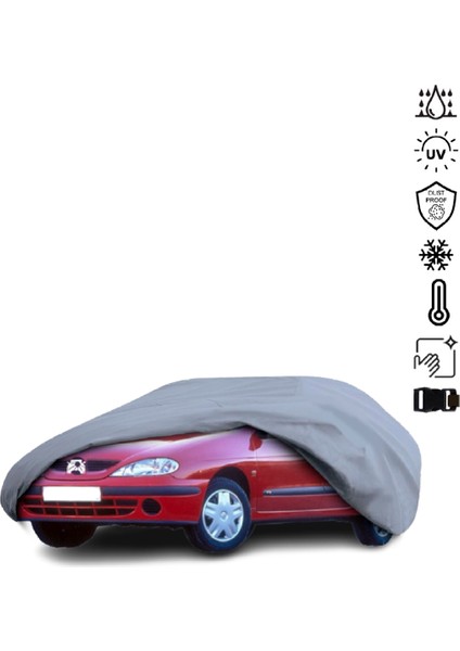 Renault Megane 1 Sedan (1996-2003) Araba Brandası Miflonlu Su Geçirmez 4 Mevsim Araba Brandası