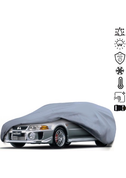Mitsubishi Lancer 4 Sedan Araba Brandası Miflonlu Su Geçirmez 4 Mevsim Araba Brandası