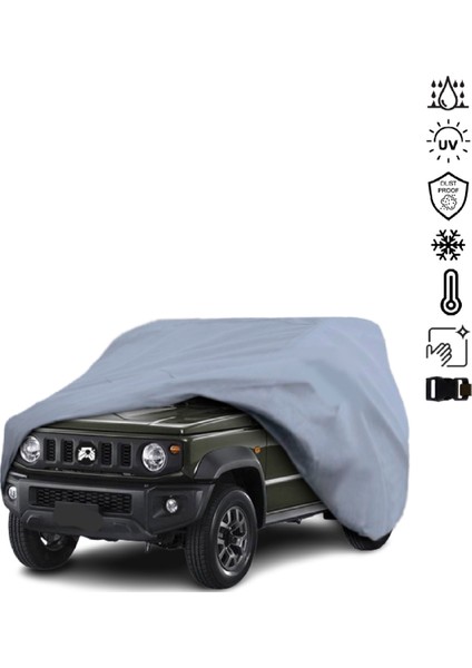 Suzuki Jimny 4 (2018-) Araba Brandası Miflonlu Su Geçirmez 4 Mevsim Araba Brandası