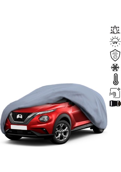 Nissan Juke 2 (2019-) Araba Brandası Miflonlu Su Geçirmez 4 Mevsim Araba Brandası