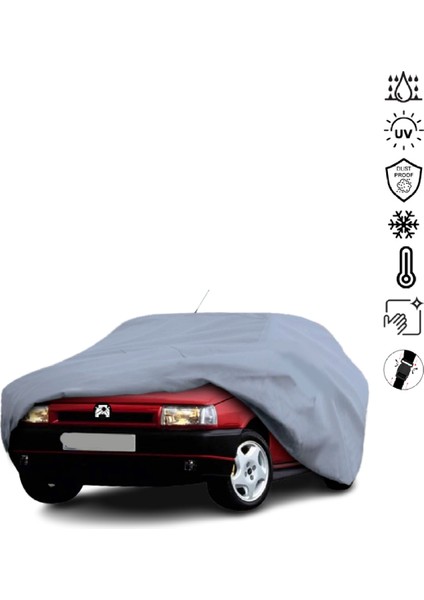 Fiat Tipo Araba Brandası Miflonlu Su Geçirmez 4 Mevsim Araba Brandası