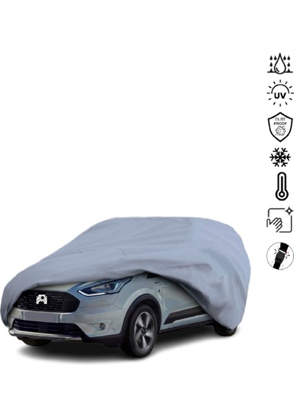 Ford Tourneo Connect 3 Araba Brandası Miflonlu Su Geçirmez 4 Mevsim Araba Brandası