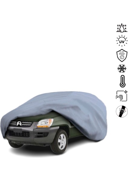 Kia Sportage 2 (2004-2010) Araba Brandası Miflonlu Su Geçirmez 4 Mevsim Araba Brandası