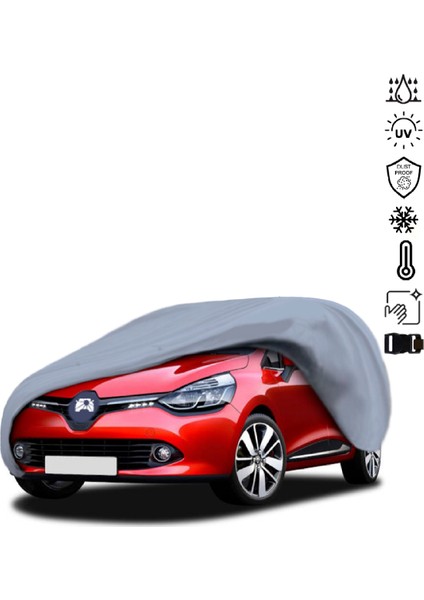 Renault Clio 4 Station Wagon Araba Brandası Miflonlu Su Geçirmez 4 Mevsim Araba Brandası