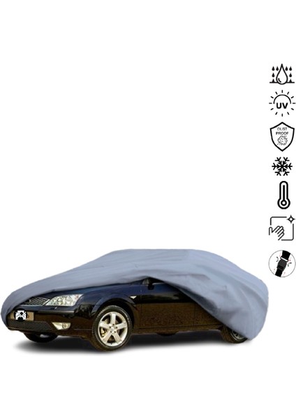 Ford Mondeo 2 Sedan (2001-2007) Araba Brandası Miflonlu Su Geçirmez 4 Mevsim Araba Brandası