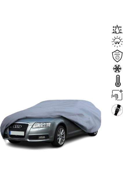 Audı A6 4f C6 Statıonwagon (2008-2014) Araba Brandası Miflonlu Su Geçirmez 4 Mevsim Araba Brandası