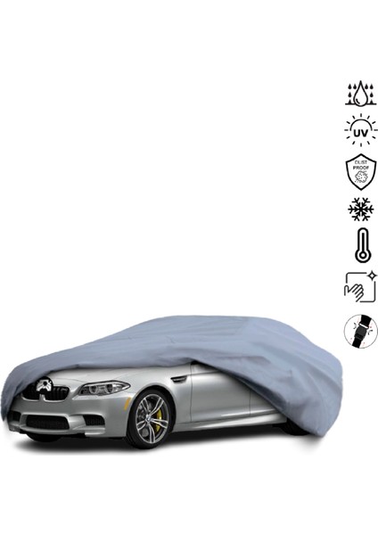 Bmw 5 Serisi F10 Sedan (2010-2016) Araba Brandası Miflonlu Su Geçirmez 4 Mevsim Araba Brandası