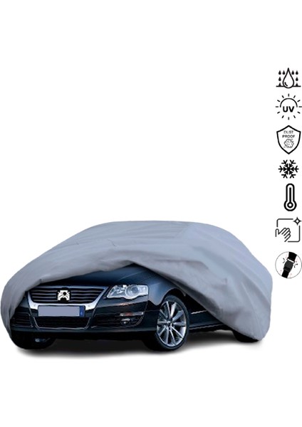 Volkswagen Passat B6 Sedan (2005-2010) Araba Brandası Miflonlu Su Geçirmez 4 Mevsim Araba Brandası