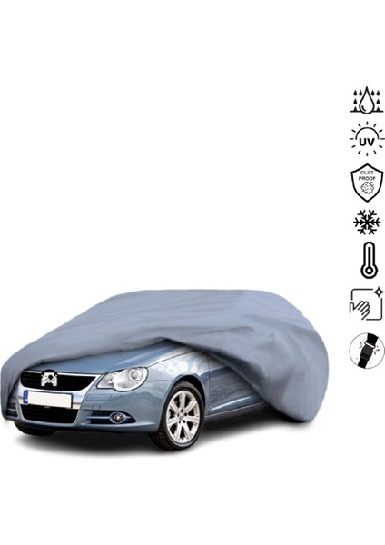 Volkswagen Eos (2006-2015) Araba Brandası Miflonlu Su Geçirmez 4 Mevsim Araba Brandası