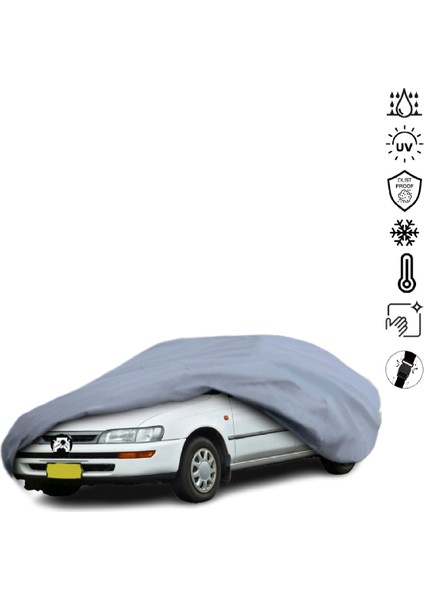 Toyota Corolla 7 E100 (1992-1997) Araba Brandası Miflonlu Su Geçirmez 4 Mevsim Araba Brandası