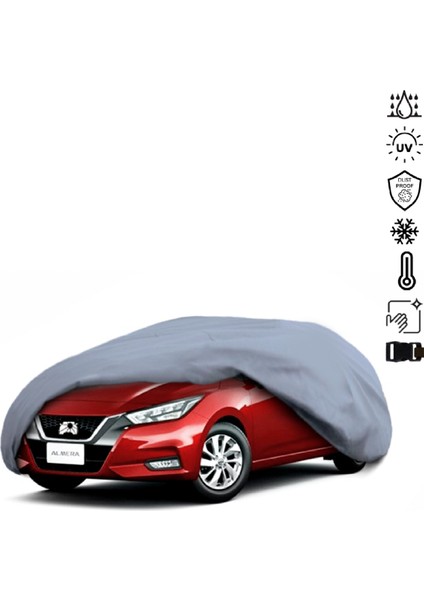 Nissan Almera 4 N18 Araba Brandası Miflonlu Su Geçirmez 4 Mevsim Araba Brandası