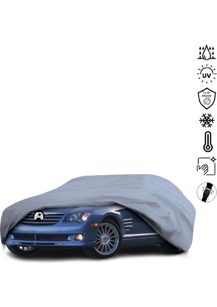 Chrysler Crossfire (2003-2007) Araba Brandası Miflonlu Su Geçirmez 4 Mevsim Araba Brandası