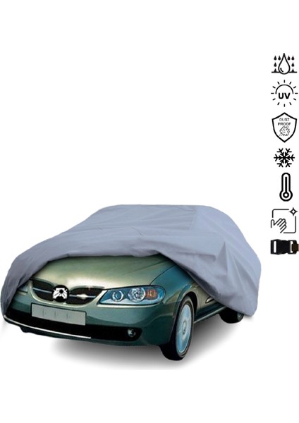 Nissan Almera 2 Sedan (2003-2006) Araba Brandası Miflonlu Su Geçirmez 4 Mevsim Araba Brandası