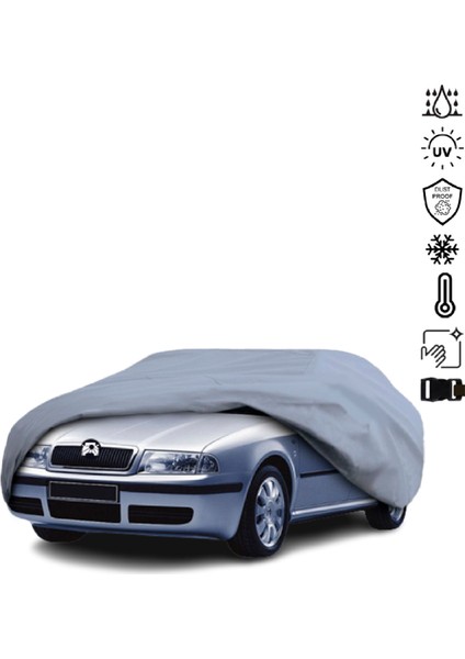 Skoda Octavia 1 (1996-2010) Araba Brandası Miflonlu Su Geçirmez 4 Mevsim Araba Brandası