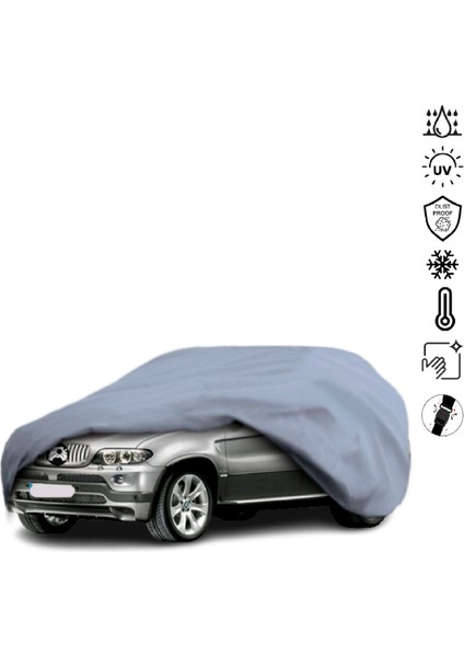 Bmw X5 E53 (2000-2006) Araba Brandası Miflonlu Su Geçirmez 4 Mevsim Araba Brandası