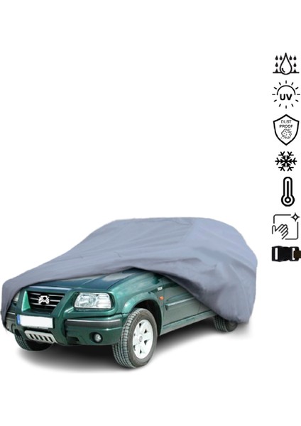 Suzuki Grand Vitara Ft-Gt (1997-2005) Araba Brandası Miflonlu Su Geçirmez 4 Mevsim Araba Brandası
