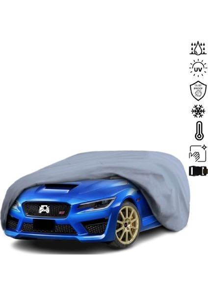 Subaru Wrx Sedan Araba Brandası Miflonlu Su Geçirmez 4 Mevsim Araba Brandası
