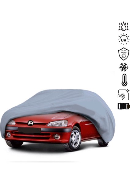 Peugeot 106 (1996-2003) Araba Brandası Miflonlu Su Geçirmez 4 Mevsim Araba Brandası