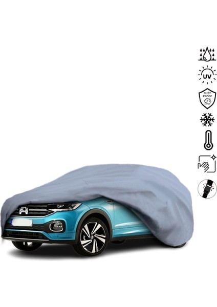 Volkswagen T-Cross Araba Brandası Miflonlu Su Geçirmez 4 Mevsim Araba Brandası