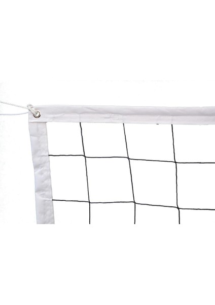 Beyaz Renk 950X100CM Boyutlarında Sağlam Çantalı Voleybol Filesi Sağlamdır Yırtılmaz ve Kopmaz