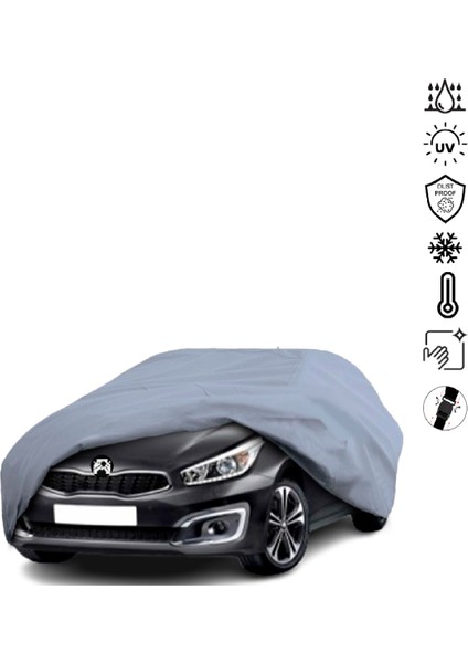 Kia Ceed 2 Station Wagon (2012-2018) Araba Brandası Miflonlu Su Geçirmez 4 Mevsim Araba Brandası