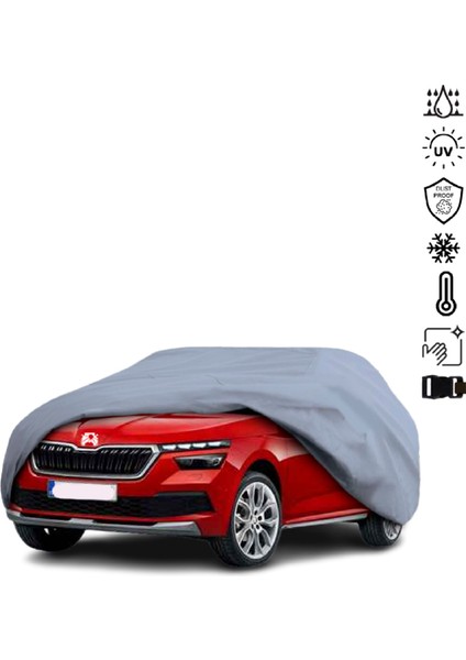 Skoda Kamiq Araba Brandası Miflonlu Su Geçirmez 4 Mevsim Araba Brandası