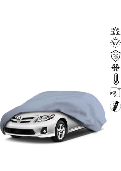 Toyota Corolla 11 E170 (2012-2018) Araba Brandası Miflonlu Su Geçirmez 4 Mevsim Araba Brandası