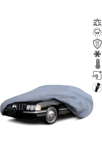 Cadıllac Deville (1960-1999) Araba Brandası Miflonlu Su Geçirmez 4 Mevsim Araba Brandası