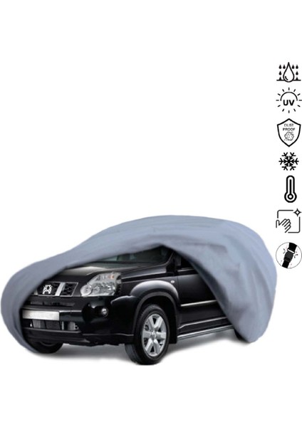 Nissan X-Trail (2001-2014) Araba Brandası Miflonlu Su Geçirmez 4 Mevsim Araba Brandası