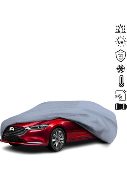 Mazda 6 3 Sedan Araba Brandası Miflonlu Su Geçirmez 4 Mevsim Araba Brandası