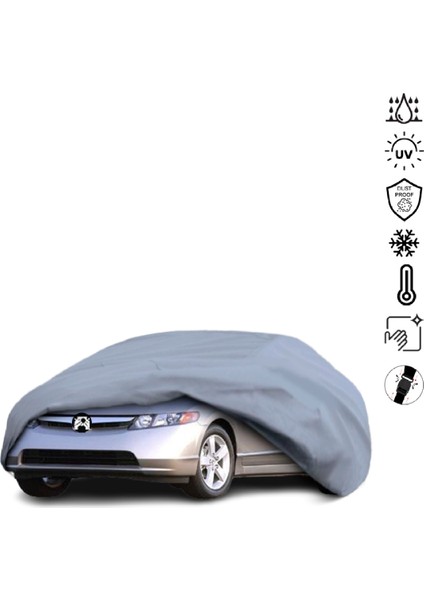 Honda Civic 8 Type R (2006-2011) Araba Brandası Miflonlu Su Geçirmez 4 Mevsim Araba Brandası