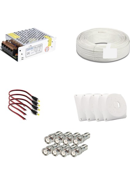 4 Kameralı Full Hd Su Geçirmez Uzaktan Izlenen-Kayıt Cihazlı Kuruluma Hazır Güvenlik Kamerası Seti Kurulum Kılavuzu Hediyeli fırsatları