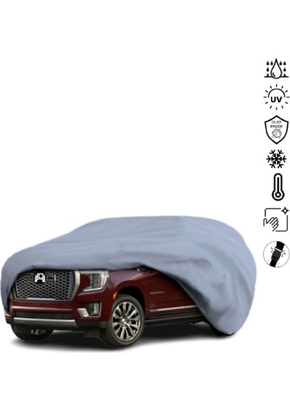 Gmc Xl 5 Araba Brandası Miflonlu Su Geçirmez 4 Mevsim Araba Brandası