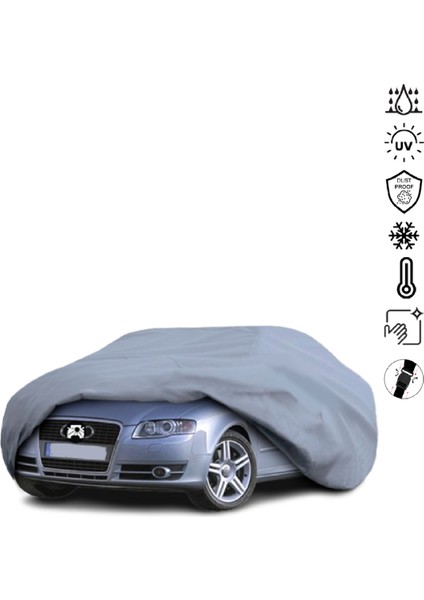 Audı A4 B7 (2004-2008) Sedan Araba Brandası Miflonlu Su Geçirmez 4 Mevsim Araba Brandası