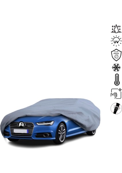 Audı A6 C7 4g (2011-2014) Sedan Araba Brandası Miflonlu Su Geçirmez 4 Mevsim Araba Brandası