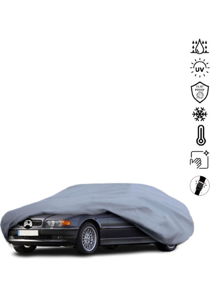 Bmw 7 Serisi E38 Sedan Long (1994-2001) Araba Brandası Miflonlu Su Geçirmez 4 Mevsim Araba Brandası